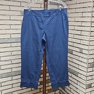 Loft Catalina Capris Marissa Fit. Navy Sz 8